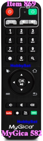 Remote for Android Media TV Box - MyGica ATV582 Quad Core Nano Rrmote for Android Media TV Box - MyGica ATV582 Quad Core Nano